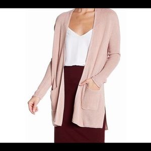 Philosophy Dusty Pink Long Cardigan